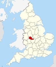 موقعیت شهر ولور همپتون در کشور انگلستان