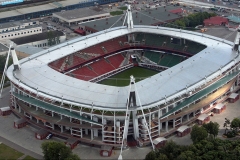 نمای هوایی از استادیوم زیبای آر زد دی آرنا مسکو