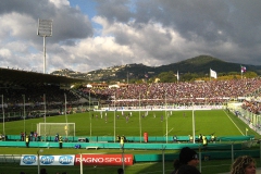 نمای طولی از  داخل استادیوم آرتیمیو فرانچی فیورنتینا در سال 2007