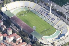 نمای هوایی از استادیوم آرتیمیو فرانچی فیورنتینا