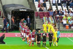 تونل ورود بازیکنان در استادیوم لندن- وستهام