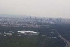 نمای هوایی از استادیوم کامرز بانک آرنا (والداستَدیون) فرانکفورت در سال 2017