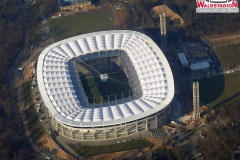 نمای هوایی از استادیوم کامرز بانک آرنا (والداستَدیون) فرانکفورت