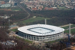نمای هوایی   استادیوم کامرز بانک آرنا (والداستَدیون) فرانکفورت