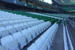 صندلی های تاشو در استادیوم استدیو بنیتو ویلا مارین- رئال بتیس