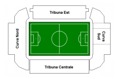 نقشه سکوهای استادیوم اینیو تاردینی پارما