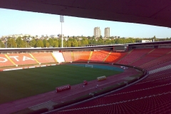 نمایی از درون استادیوم راجکو متیک - ستاره سرخ بلگراد