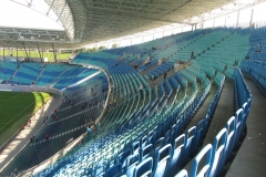 صندلی های تاشو و آب رنگ و جمع و جور استادیوم رد بول آرنا لایپزیگ