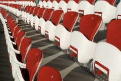 صندلی های جایگاه ویژه در استادیوم رد بول آرنا لایپزیگ
