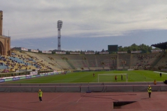 نمایی از طول استادیوم رناتو دال آرا بولونیا در سال 2008