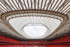 سقف منحصربفرد در استادیوم های لالیگا در  استادیوم سن مامس اتلتیکو بیلبائو