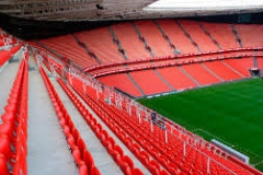صندلی های بسیار با کیفیت تاشو در  استادیوم سن مامس اتلتیکو بیلبائو