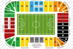 نقشه سکوها و صندلی های استادیوم سنت ماری
