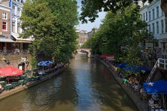 کانال قدیمی ادگراچت در شهر اوترخت