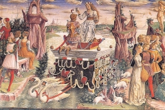 نقاشی کشیده شده در سال 1470 در قصر اشچیفانویا شهر فرارا