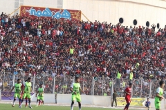 طرفداران بی شمار نساجی در استادیوم شهید وطنی قائمشهر