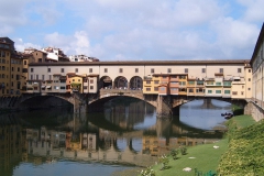 پل وکچیو در شهر فلورانس در کشور ایتالیا