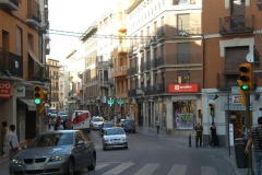 خیابان ال کو سو در شهر هوئسکا در اسپانیا