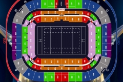نقشه صندلی های استادیوم پارک الیمپیکیو لیونایز برای بلیط فروشی