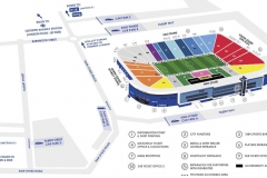 نقشه بلیط های سکوهای استادیوم کینگ پاور لسترسیتی