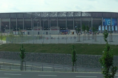نمای بیرونی استادیوم wwk آرنا آگزبورگ در سال 2010