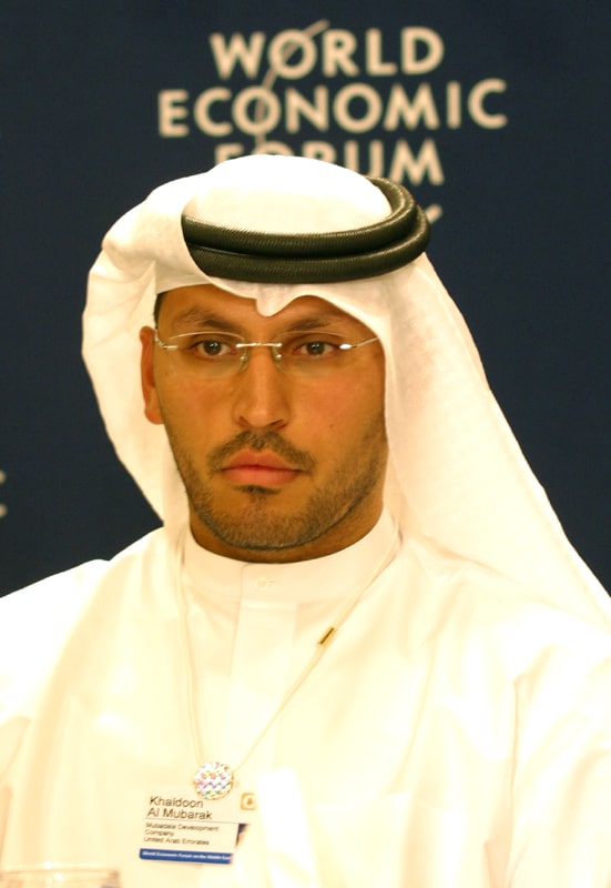 خلدون المبارک رئیس باشگاه منچسترسیتی